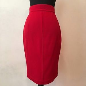 Thierry Mugler | Skirts | Rare Thierry Mugler Wasp Jagged Red ...